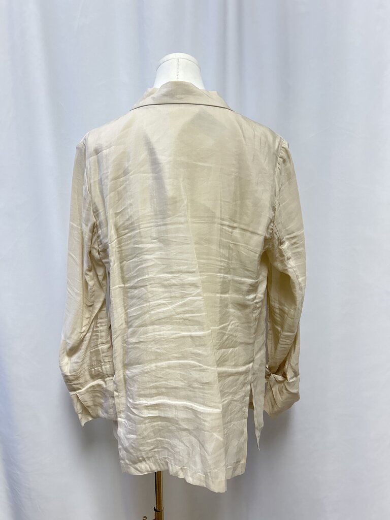 Elaine Kim Tan Sheer Blazer