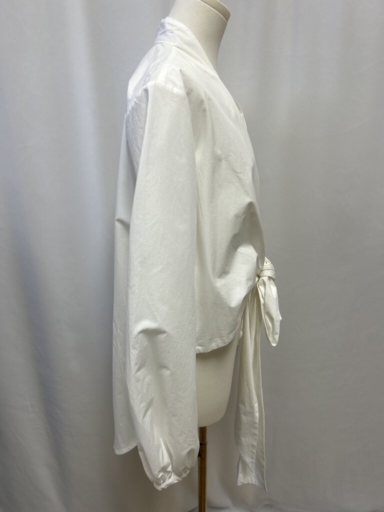 Silvia Tcherassi White Tie Front Blouse NWT