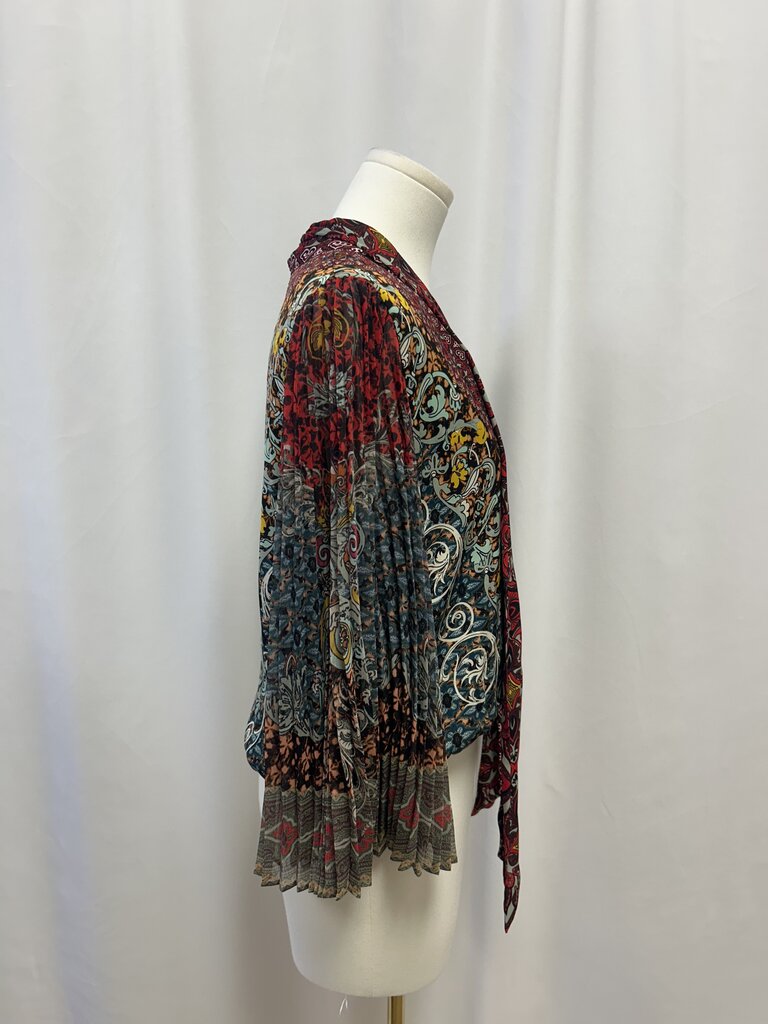 alice + olivia Multi Print Cropped Top