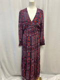 ba&sh Purple Floral Maxi Dress