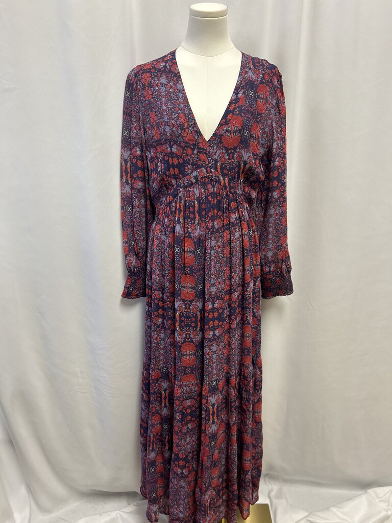 ba&sh Purple Floral Maxi Dress