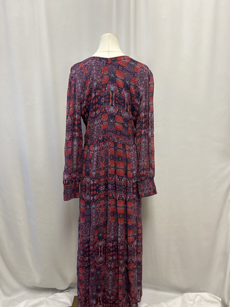 ba&sh Purple Floral Maxi Dress