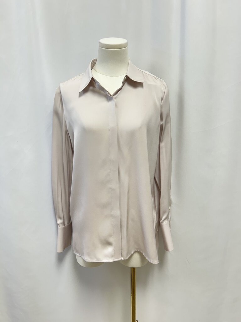 Theory Lilac Silk Blouse NWT