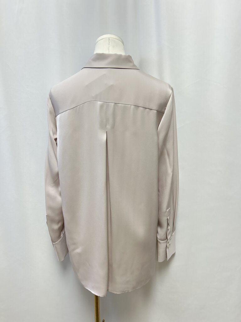 Theory Lilac Silk Blouse NWT