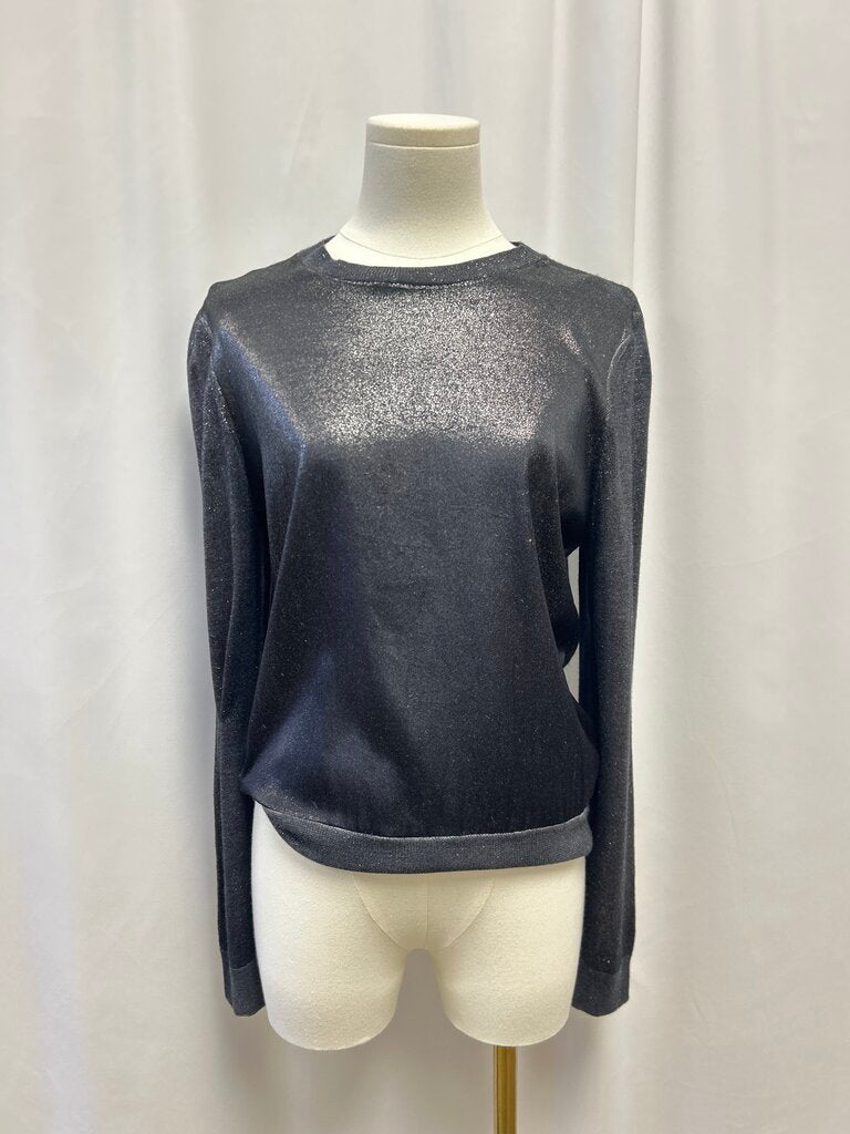 Avant Toi Silver Metallic Sweater