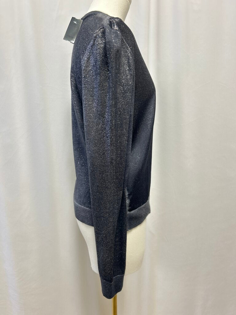 Avant Toi Silver Metallic Sweater