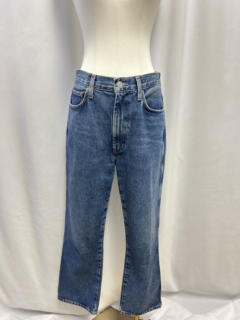 AGOLDE Blue Straight Leg Jean