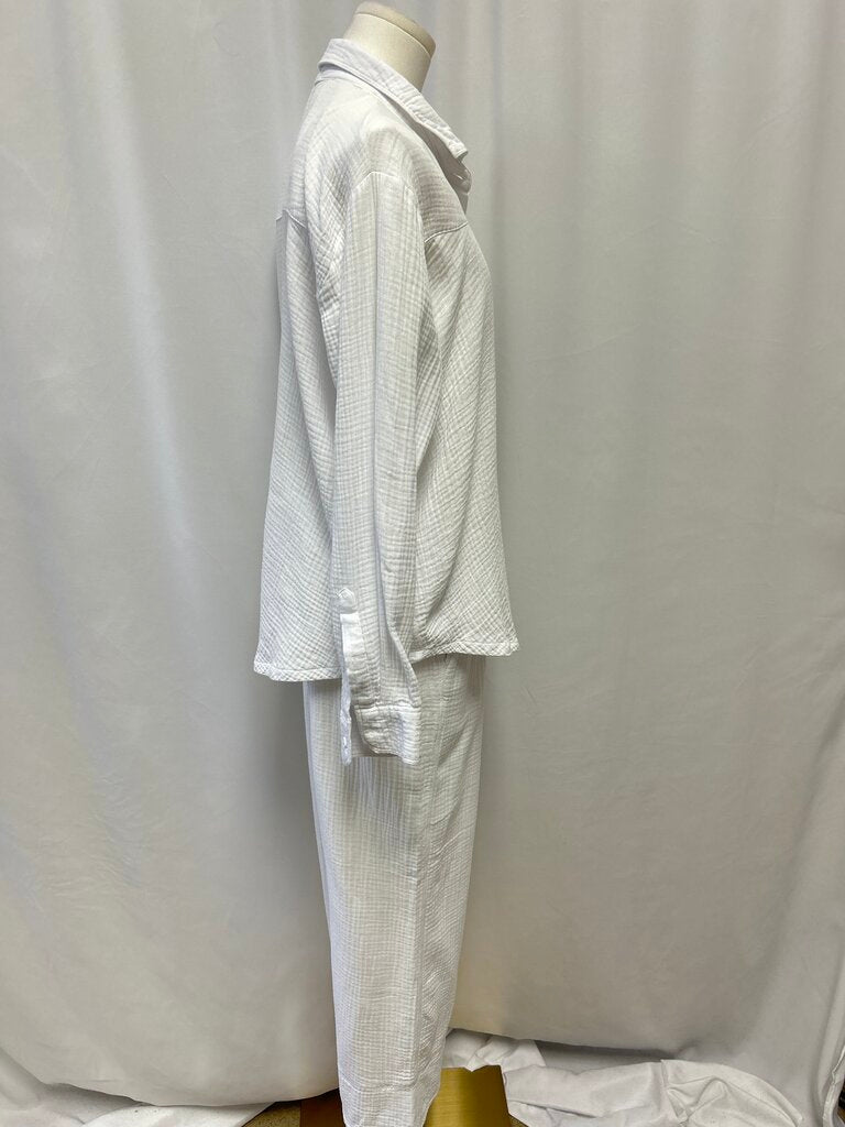 Splendid White Gauze Pant Set