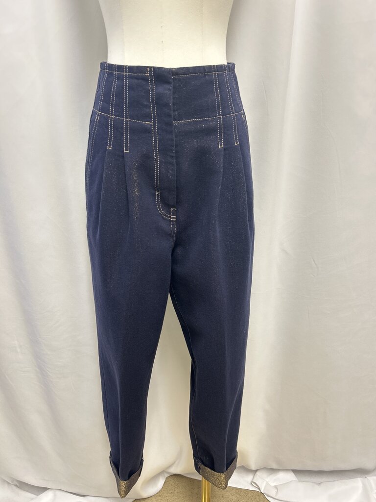 Cappellini Blue Pleated Jean
