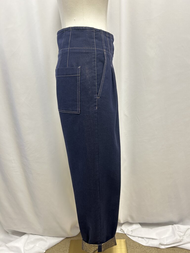 Cappellini Blue Pleated Jean
