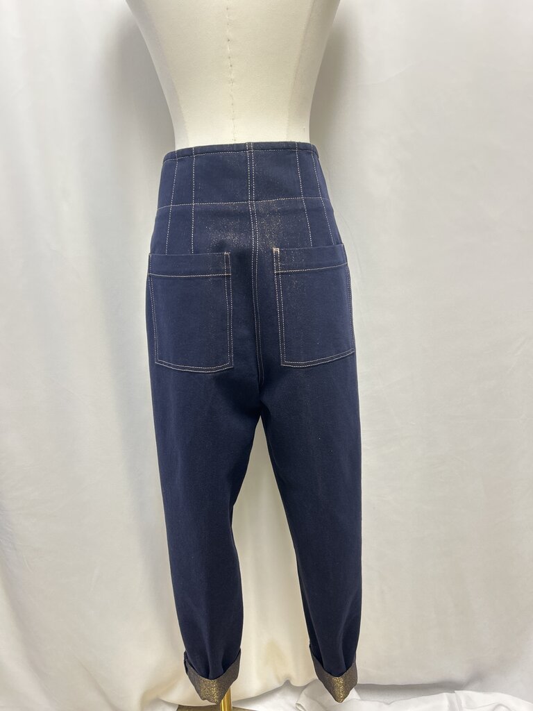 Cappellini Blue Pleated Jean
