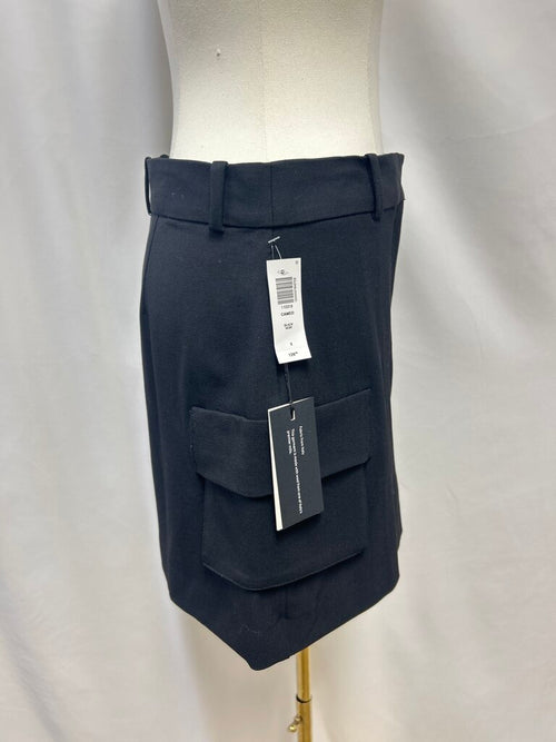 Babaton Black Cargo Skirt NWT