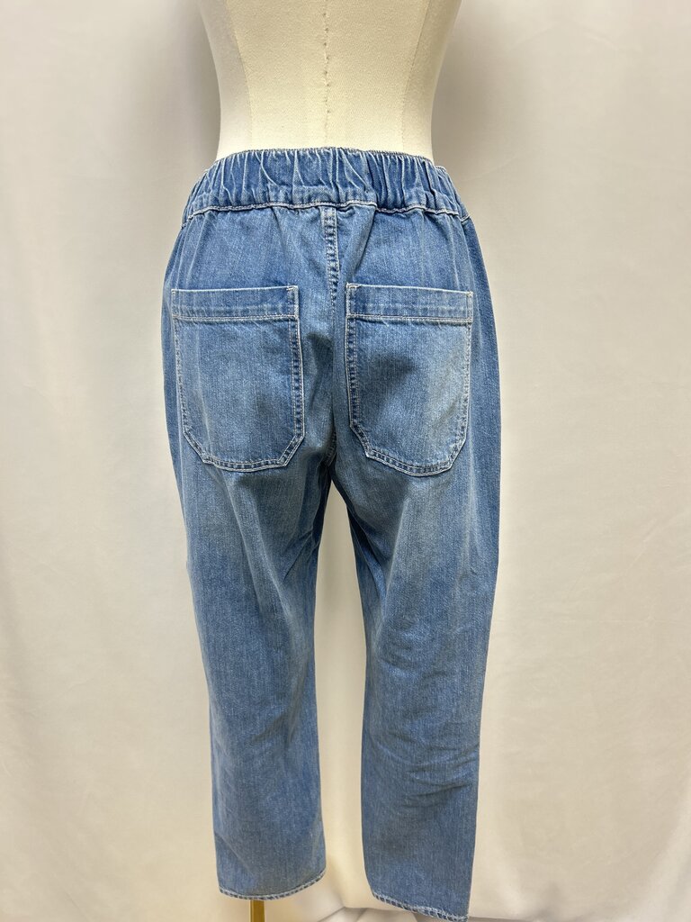 Veronica Beard Blue Straight Leg Jean