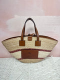 Etro Mini Raffia Tote