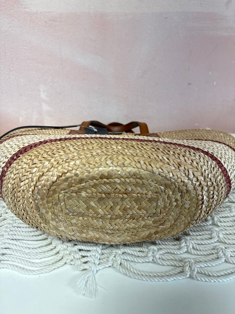 Etro Mini Raffia Tote