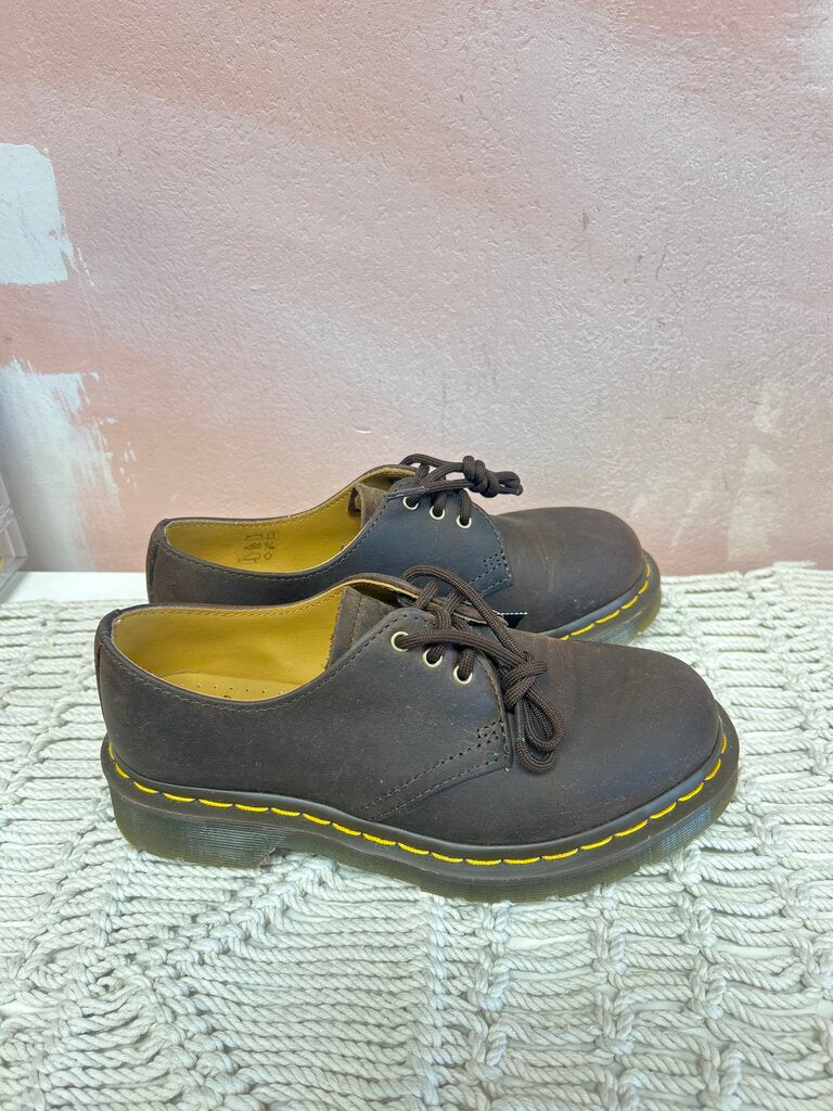 Dr Martens Brown Lug Sole Loafer