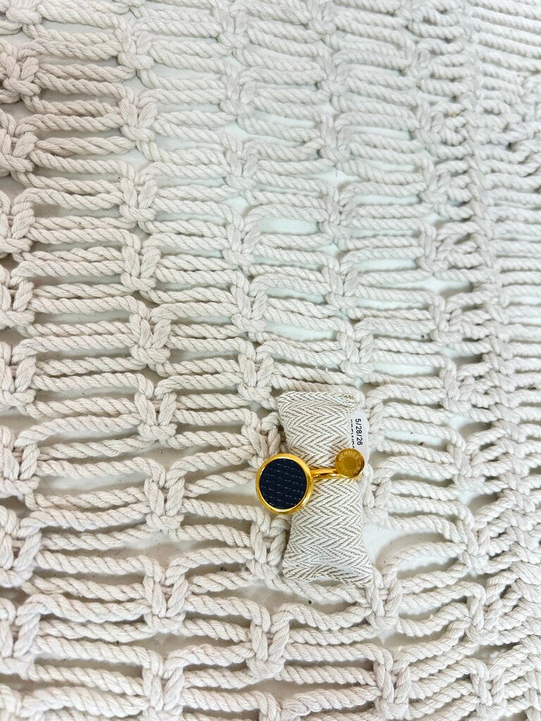 Hermes Gold and Lizard Cor Ring w/Bag/Box