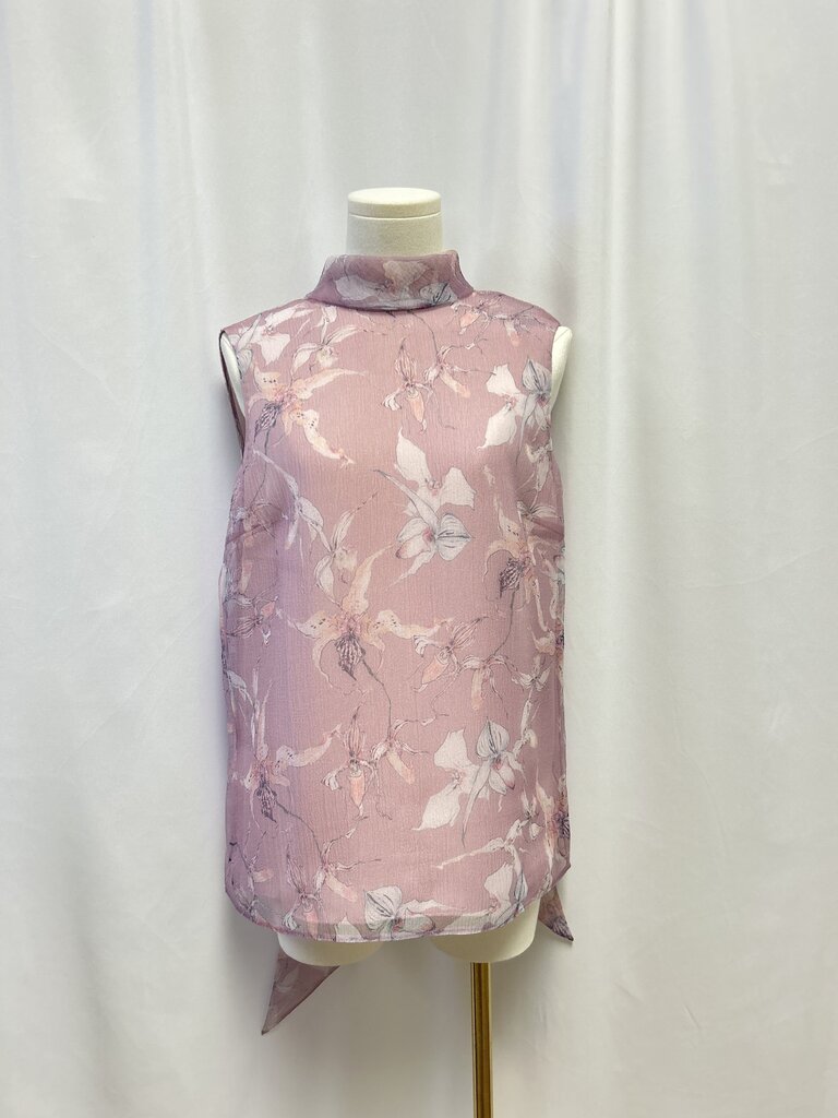 Jason Wu Lilac Floral Organza Top