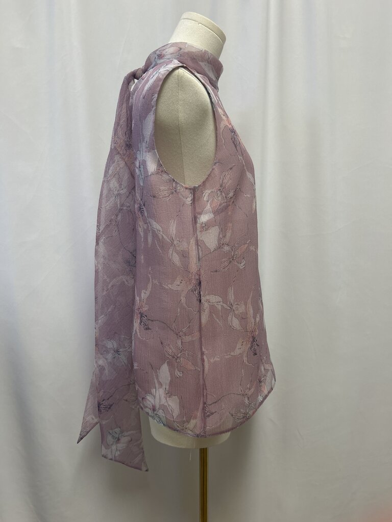 Jason Wu Lilac Floral Organza Top
