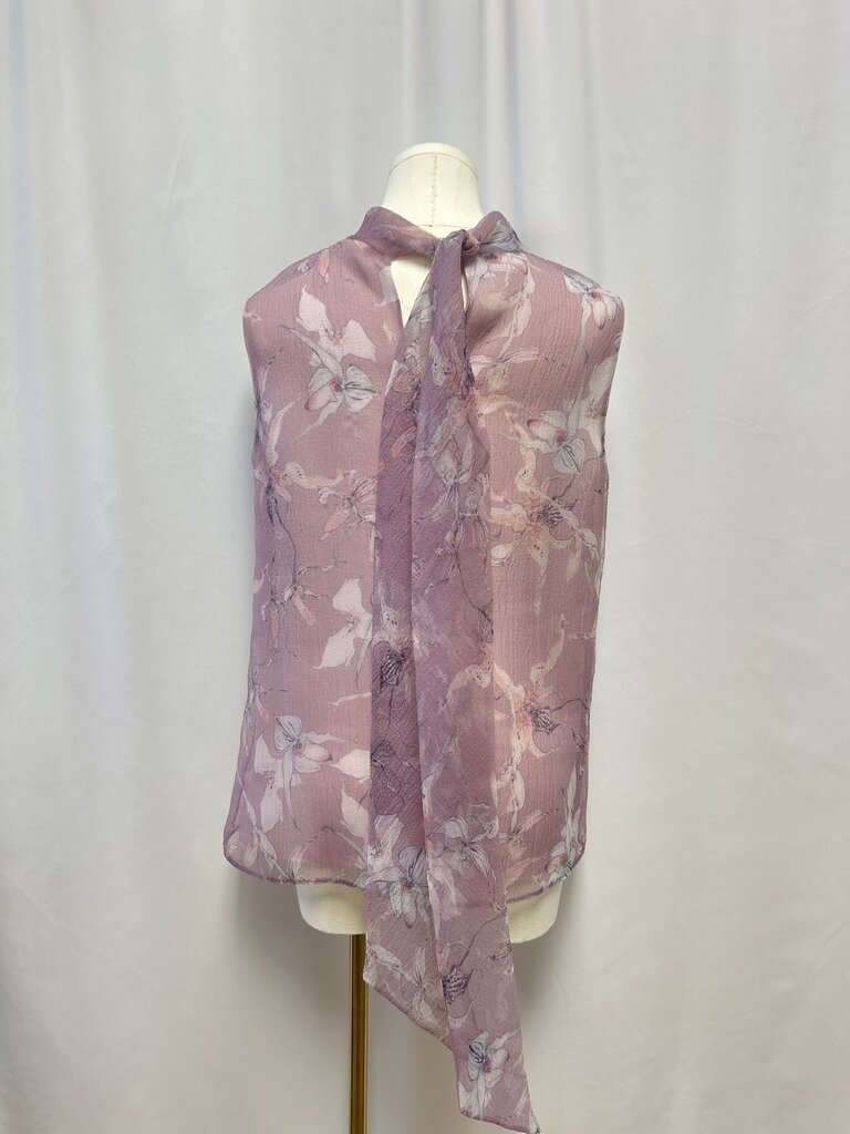 Jason Wu Lilac Floral Organza Top