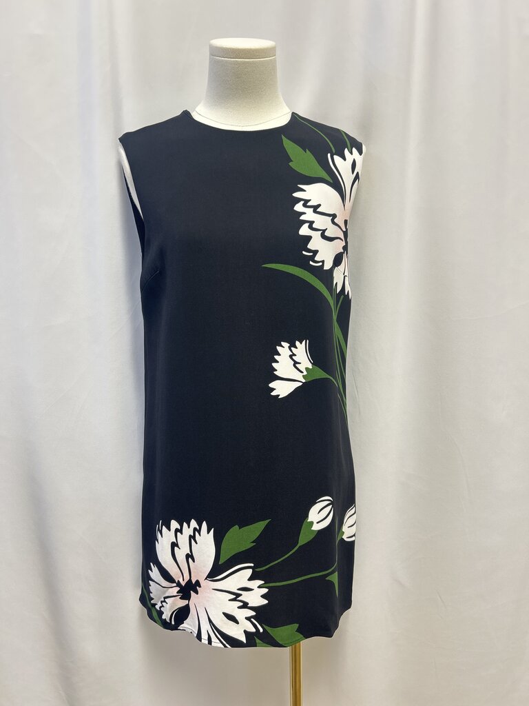 Veronica Beard Black Floral Sheath Dress