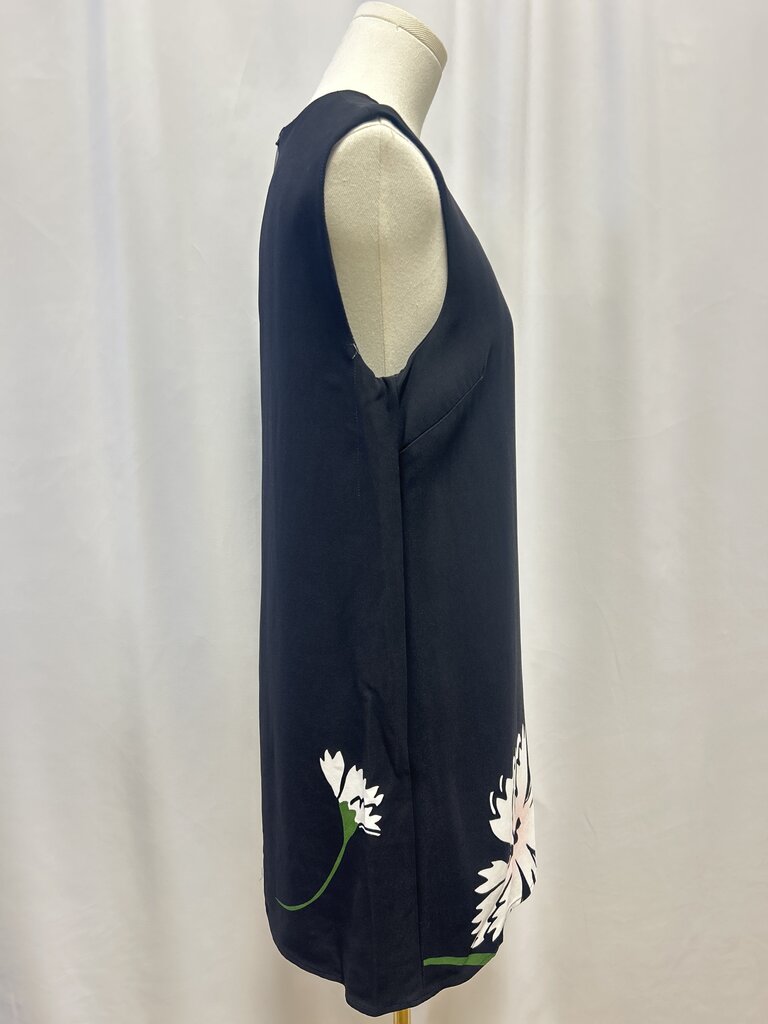 Veronica Beard Black Floral Sheath Dress