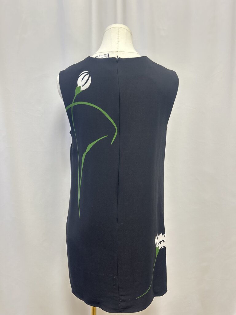 Veronica Beard Black Floral Sheath Dress
