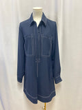 Veronica Beard Blue Shirt Dress