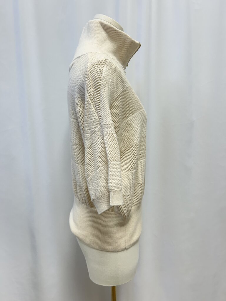 Varley Ivory Knit 1/2 Zip