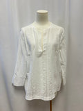 Marella White Eyelet Top