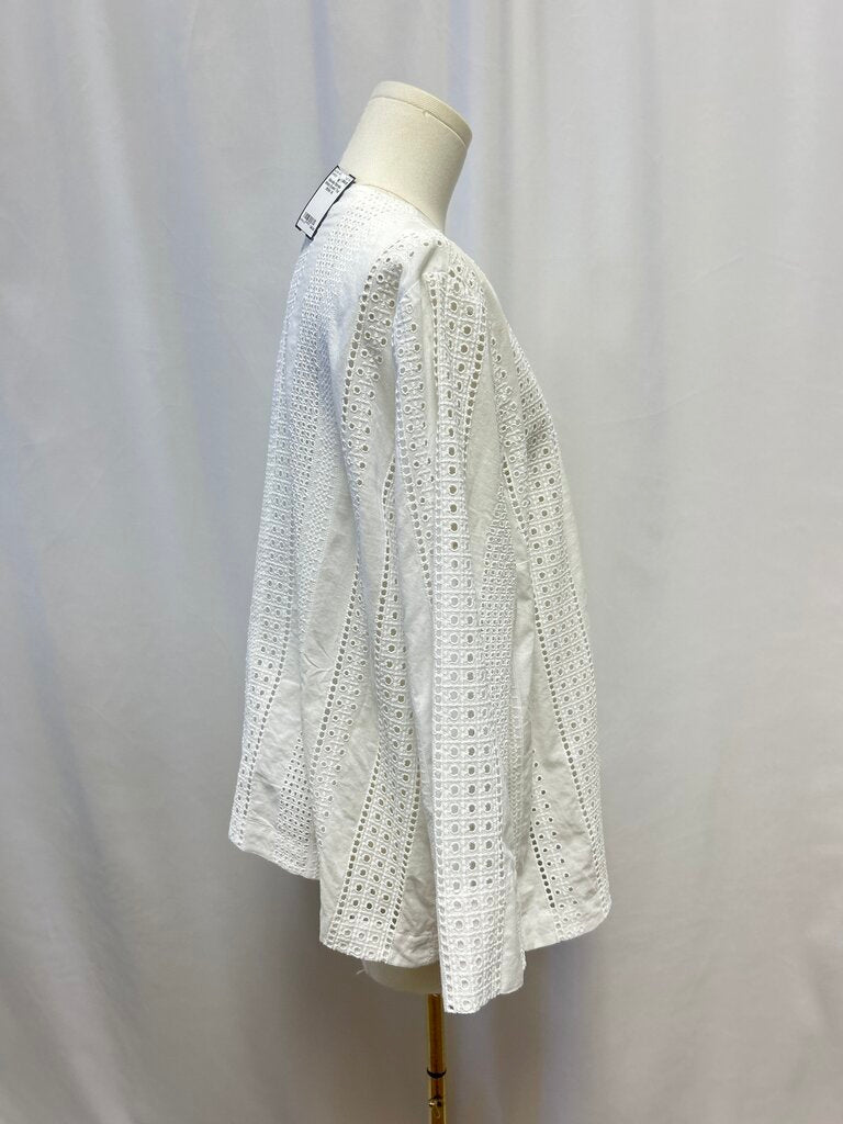 Marella White Eyelet Top