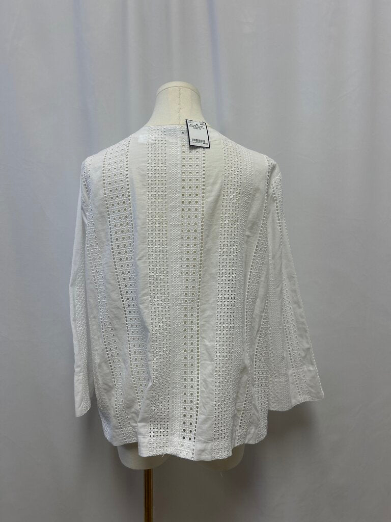 Marella White Eyelet Top