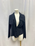 Porto Black Asymmetrical Jacket