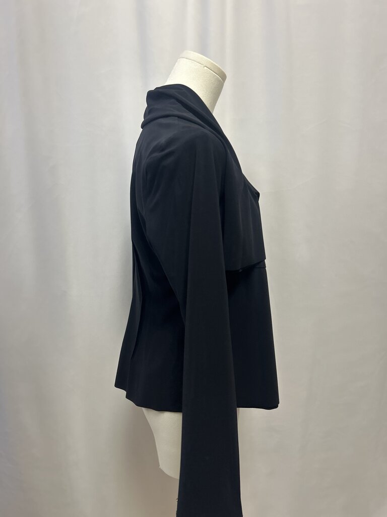 Porto Black Asymmetrical Jacket