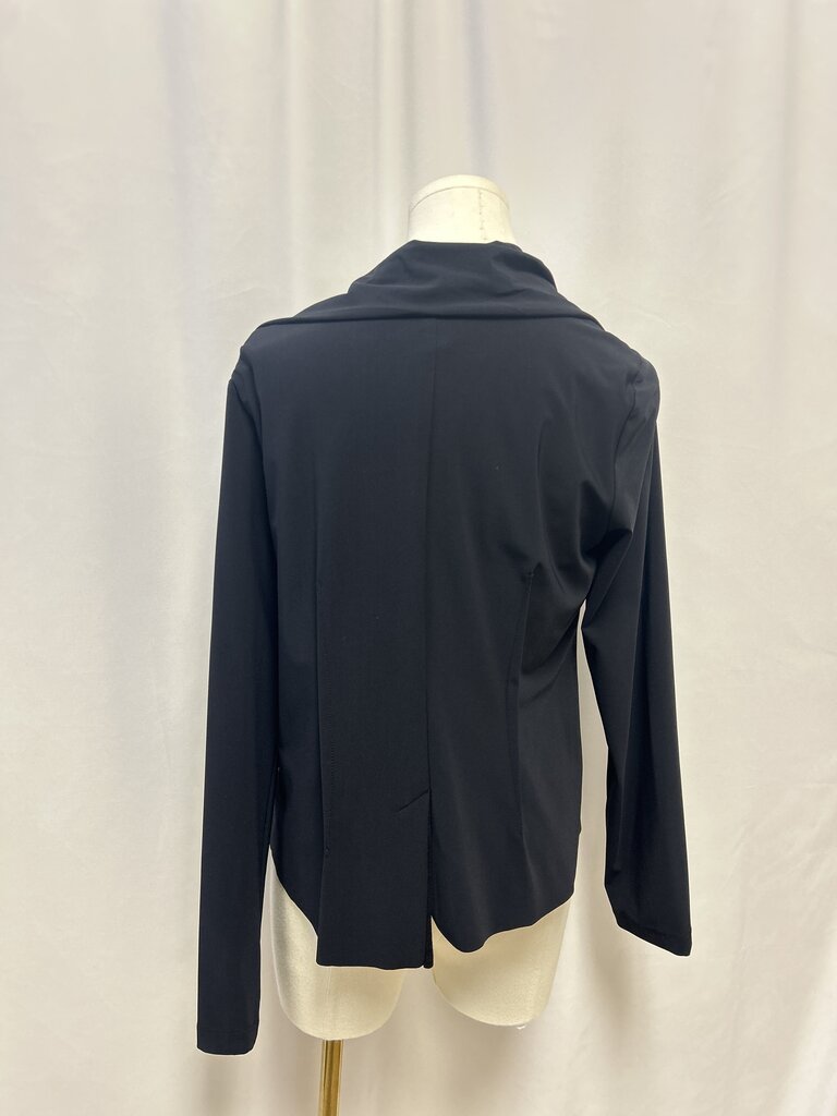 Porto Black Asymmetrical Jacket