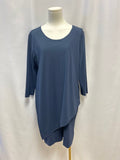 Porto Blue Asymmetrical Dress