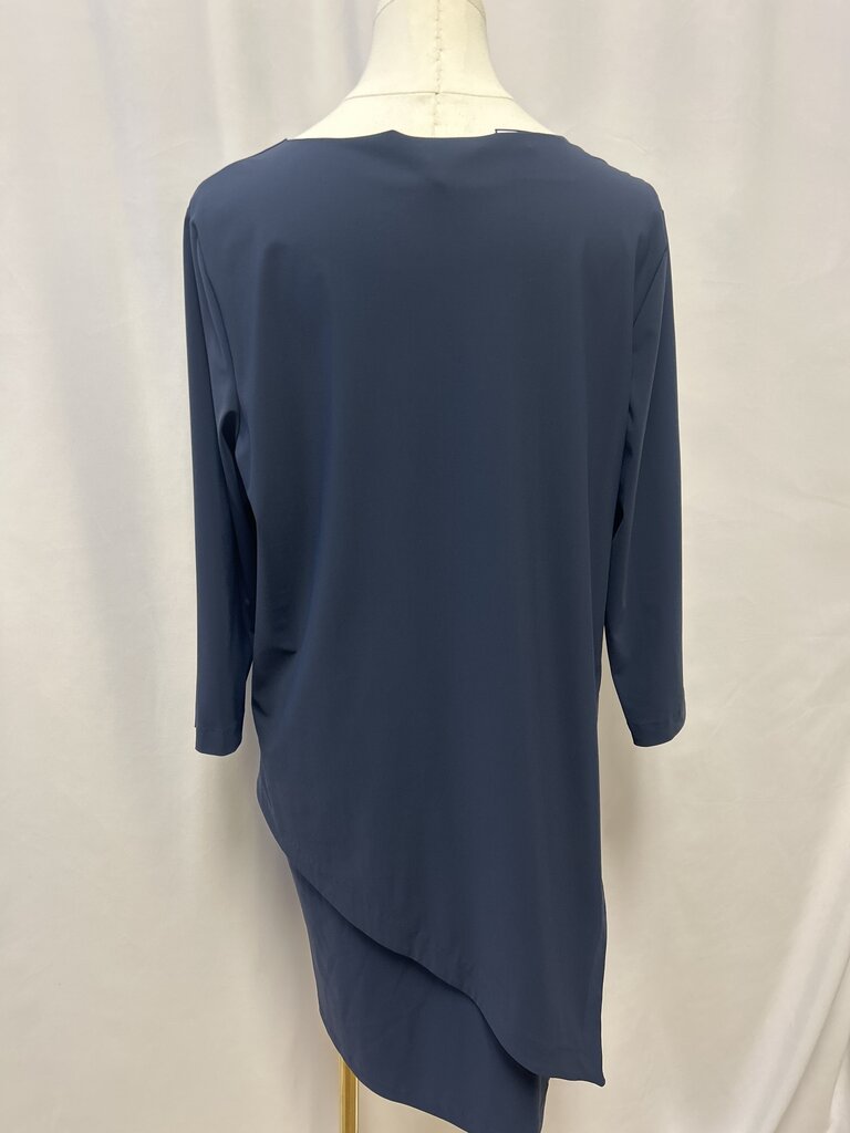 Porto Blue Asymmetrical Dress