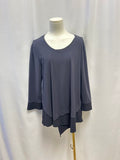 Porto Blue Asymmetrical Tunic