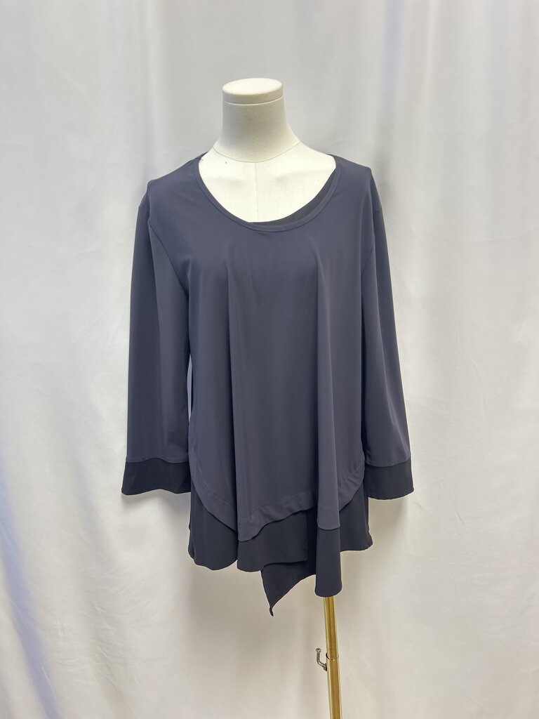 Porto Blue Asymmetrical Tunic