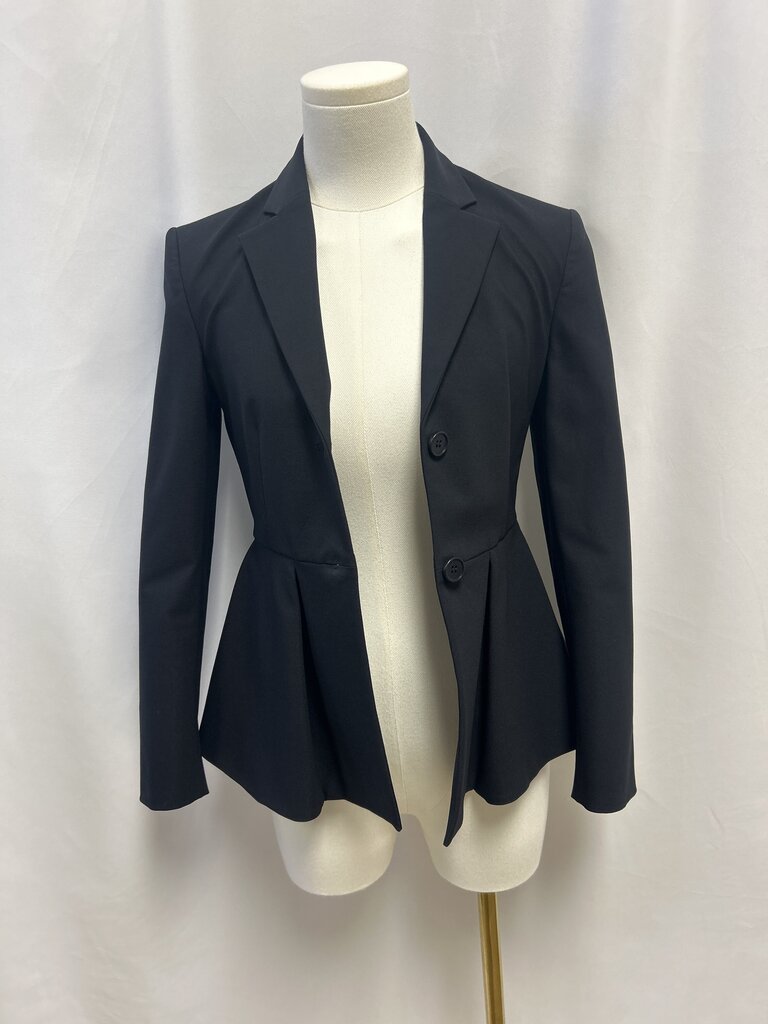 Theory Black Peplum Blazer