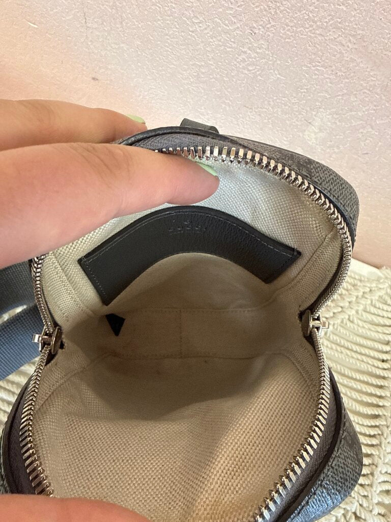 Gucci Grey/Black Ophidia Sling Bag w/Box