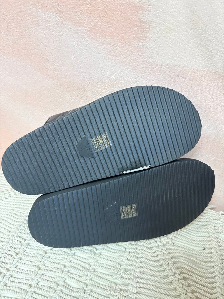 Kurt Keiger Black Quilted Dad Sandal