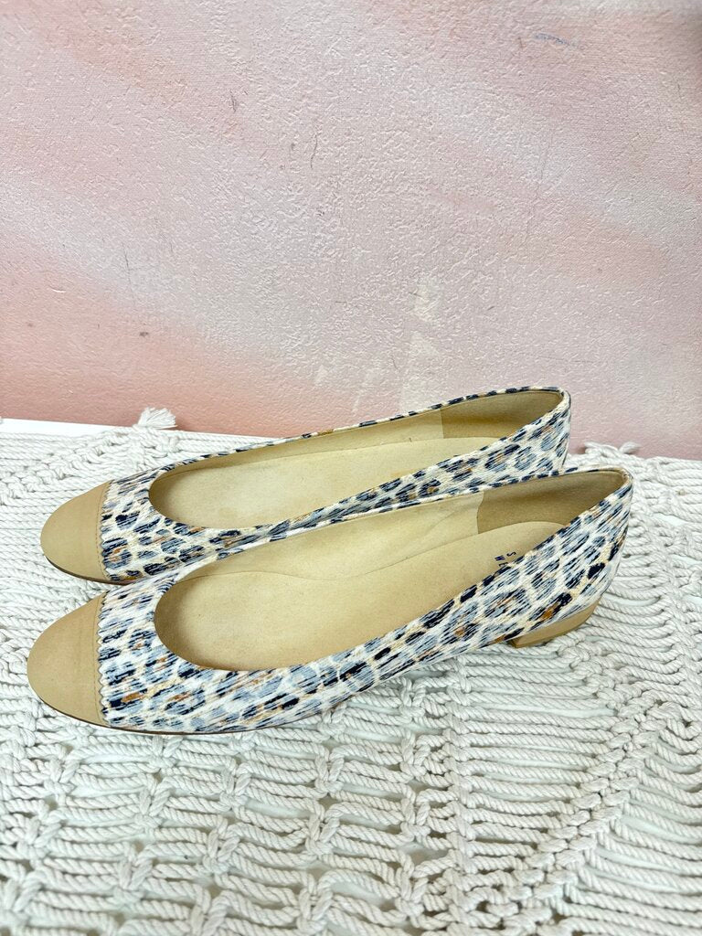 Stuart Weitzman Animal Print Ballet Flat