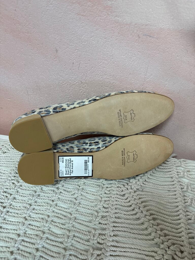 Stuart Weitzman Animal Print Ballet Flat