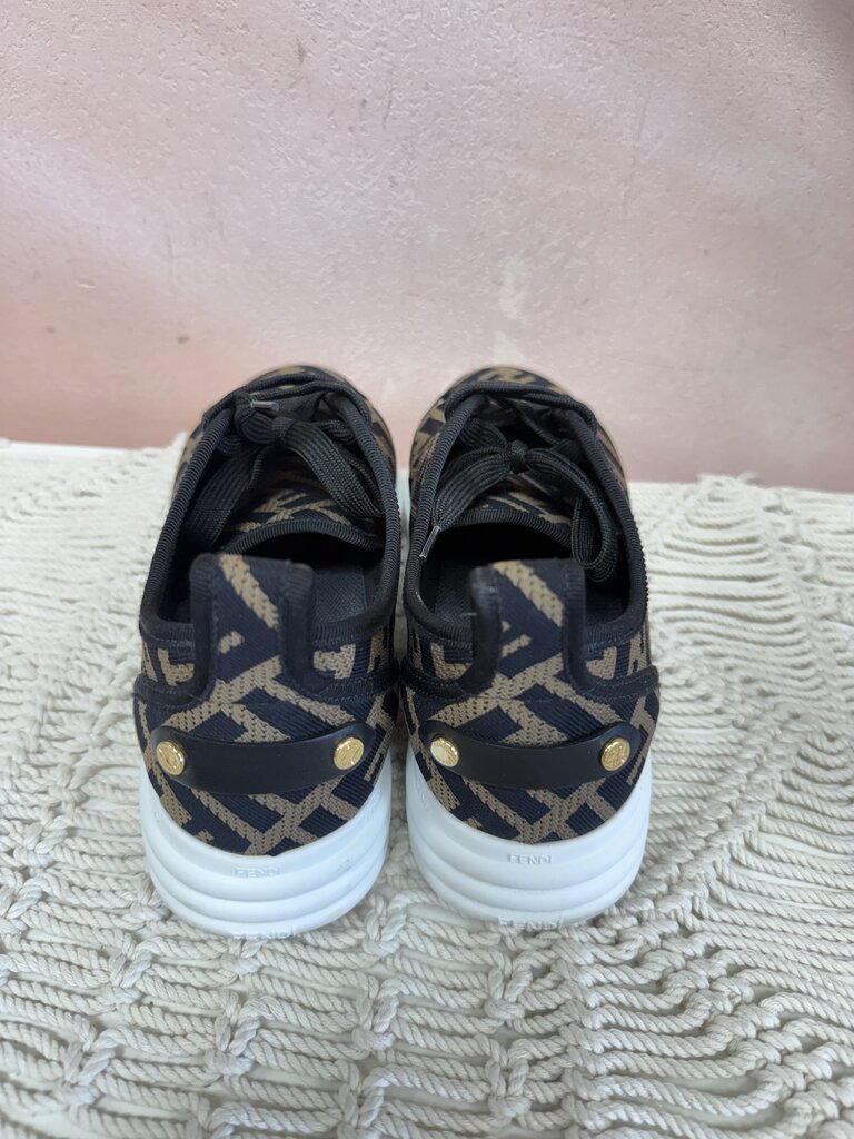 Fendi Zucca FF Logo Printed Sneaker w/Box