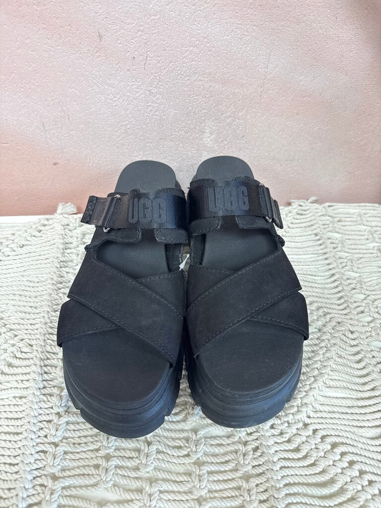 Ugg Black Lug Sole Sandal