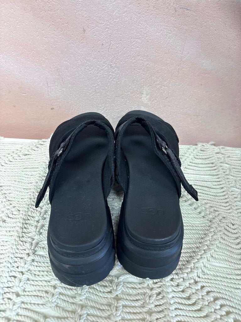 Ugg Black Lug Sole Sandal
