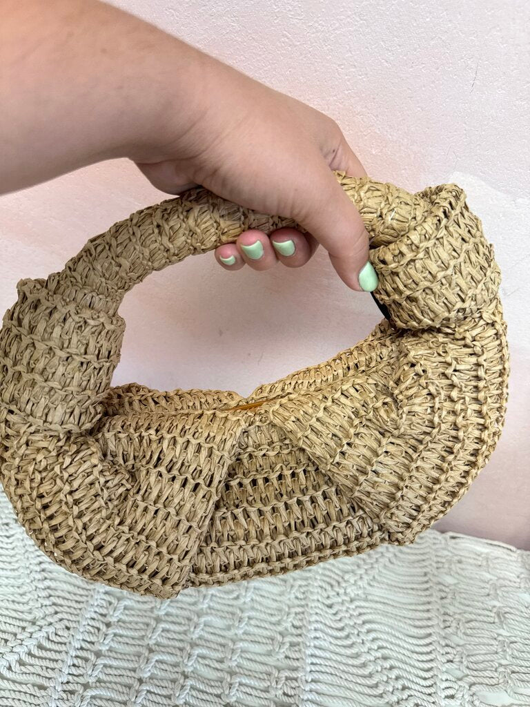 Simon Miller Raffia Lopsy Bag