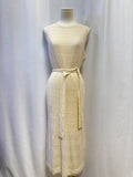 Rachel Zoe Ivory Knit Belted Dress