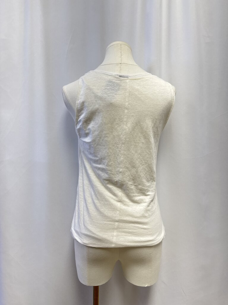 Brunello Cucinelli White Double Layer Tank